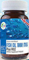 S.K.D. Fish Oil 1000mg. Plus Vitamin E 60cap 